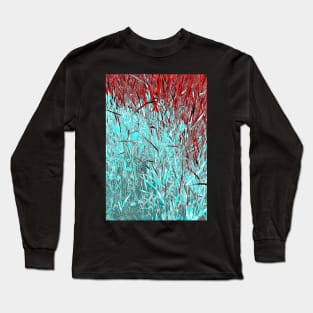 Graphic in red/blue Long Sleeve T-Shirt